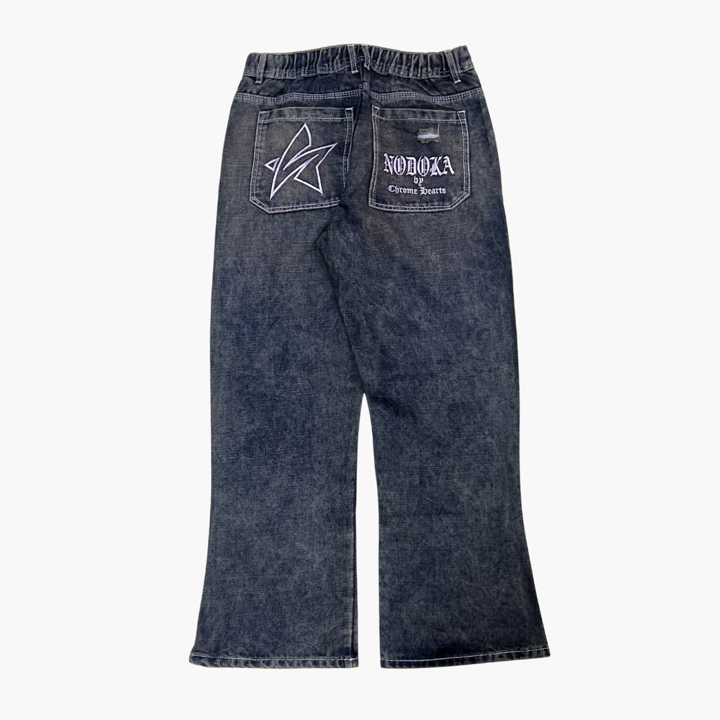 Flared Semi Baggy Jean ETERNAL | Jean Flared Semi Baggy de Moda Streetwear - Nodoka Magik