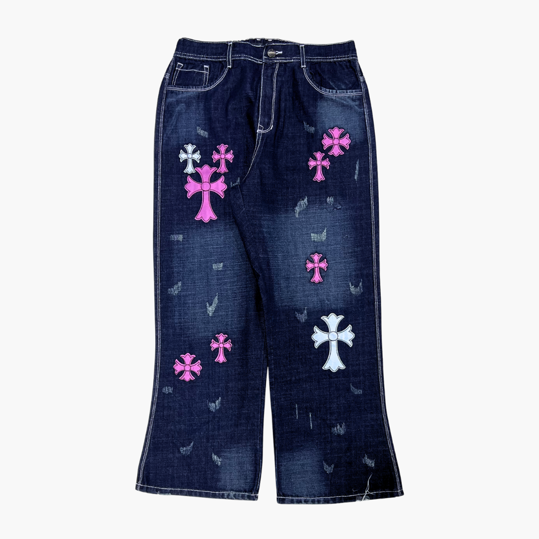 Flared Semi Baggy Jean ETERNAL | Jean Flared Semi Baggy de Moda Streetwear - Nodoka Magik