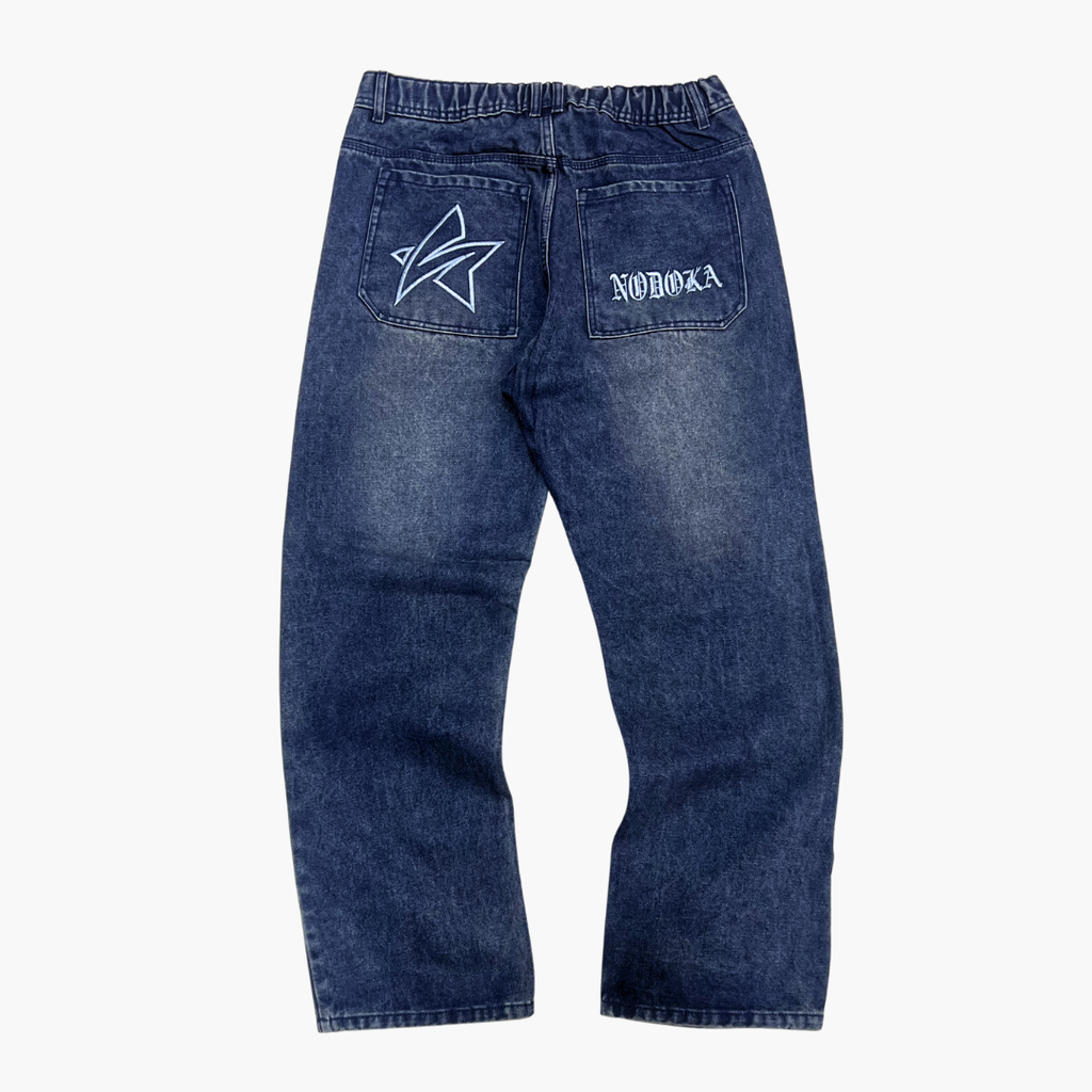Semi Baggy Jean Nodoka | Jean Semi Baggy de Mezclilla Streetwear - Nodoka Magik