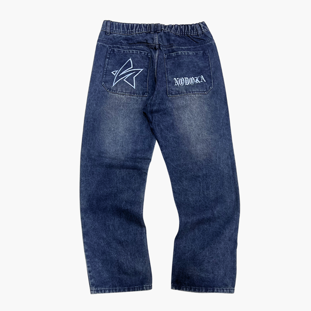 Semi Baggy Jean Nodoka | Jean Semi Baggy de Mezclilla Streetwear - Nodoka Magik