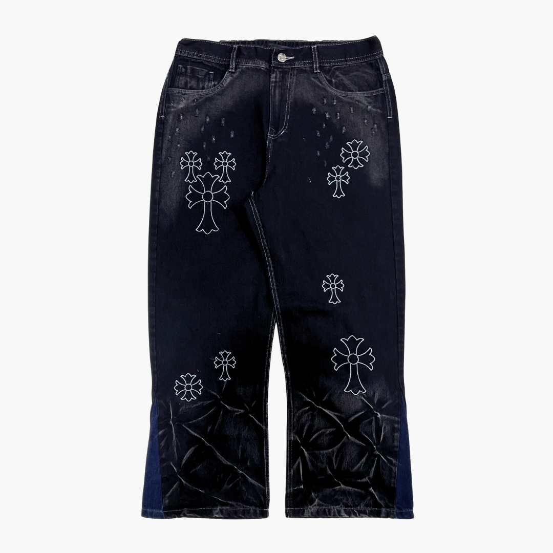 Flared Semi Baggy Jean ETERNAL | Jean Acampanado Semi Baggy de Moda Urbana - Nodoka Magik