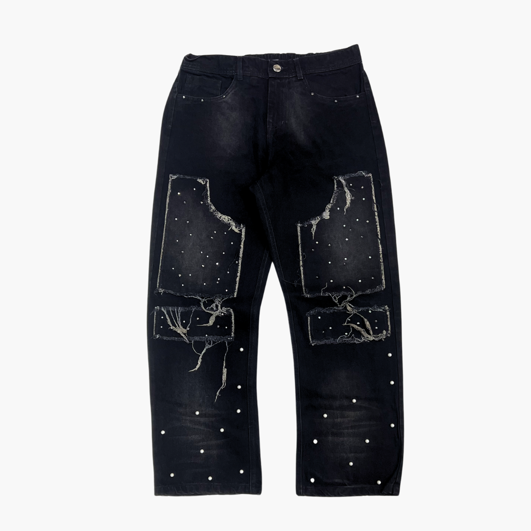 Semi Baggy Jean | Jean Semi Baggy de Mezclilla Streetwear - Nodoka Magik