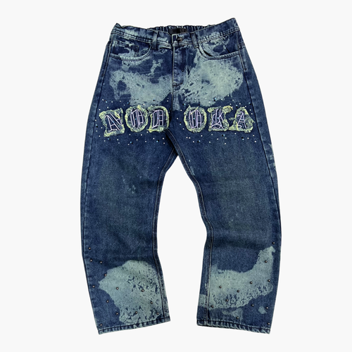 Semi Baggy Jean NODOKA ID | Jean Semi Baggy de Mezclilla Streetwear - Nodoka Magik