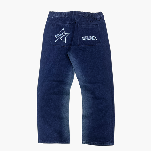 Semi Baggy Jean | Jean Semi Baggy de Mezclilla Streetwear - Nodoka Magik