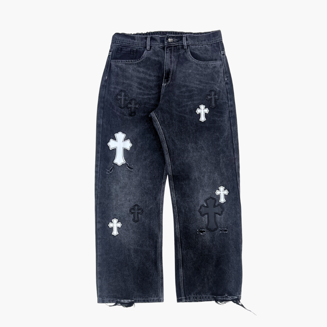 Baggy Jean ETERNAL | Jean Baggy Oversize de Moda Streetwear - Nodoka Magik