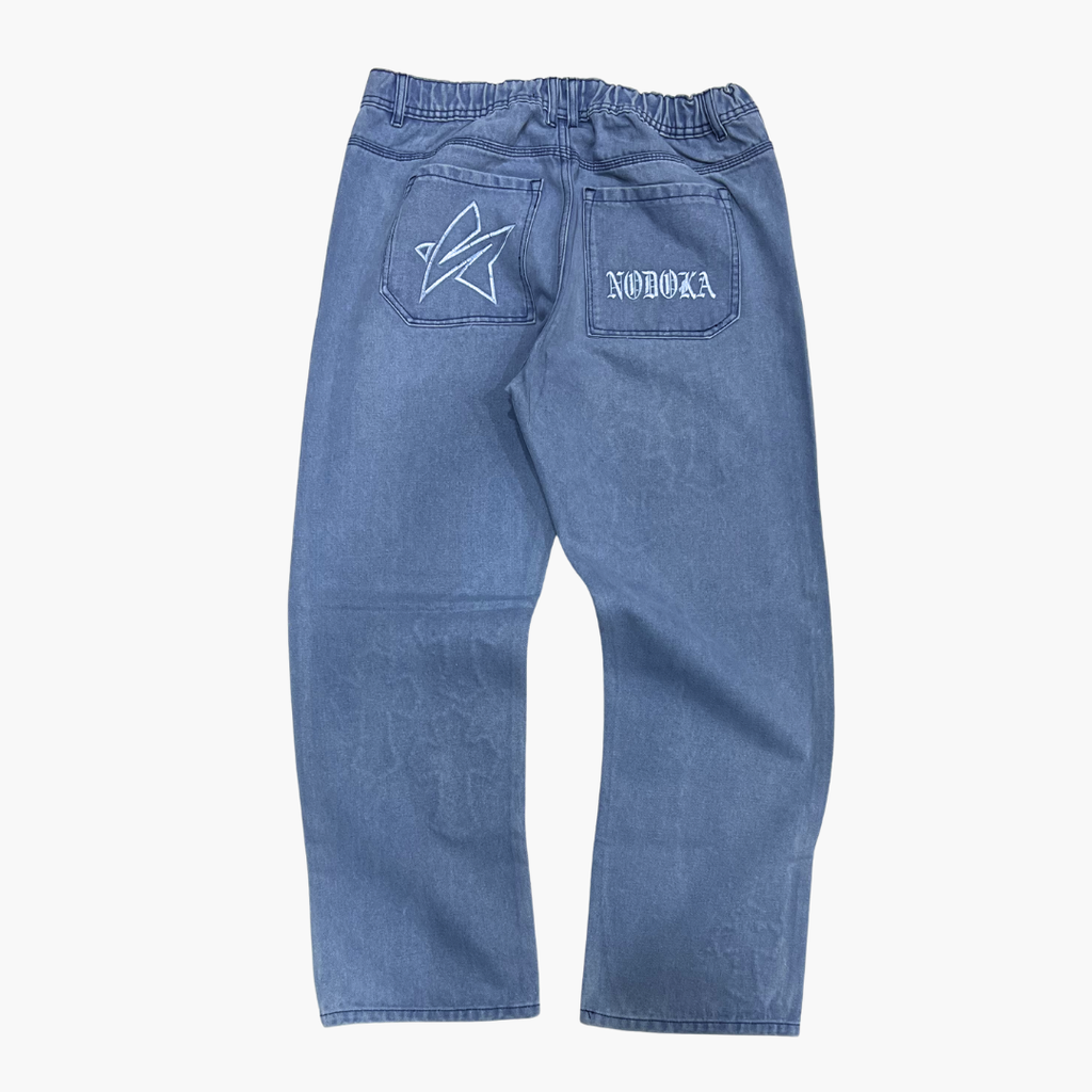 Semi Baggy Jean | Jean Semi Baggy de Mezclilla Streetwear - Nodoka Magik