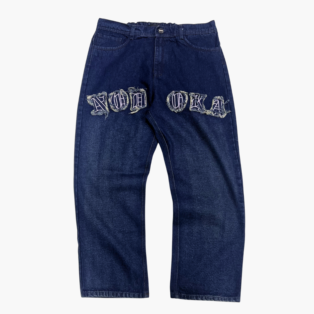 Semi Baggy Jean NODOKA ID | Jean Semi Baggy de Mezclilla Streetwear - Nodoka Magik