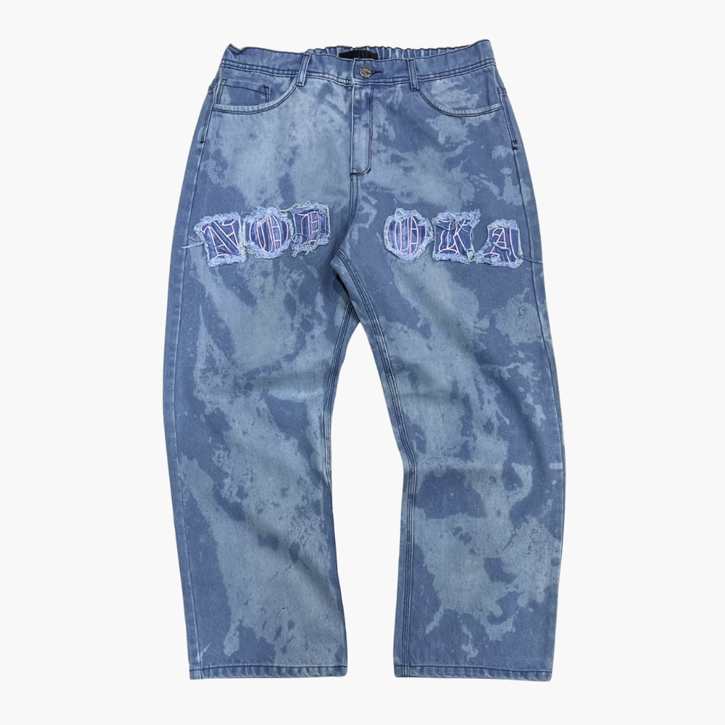 Semi Baggy Jean NODOKA ID | Jean Semi Baggy de Mezclilla Streetwear - Nodoka Magik