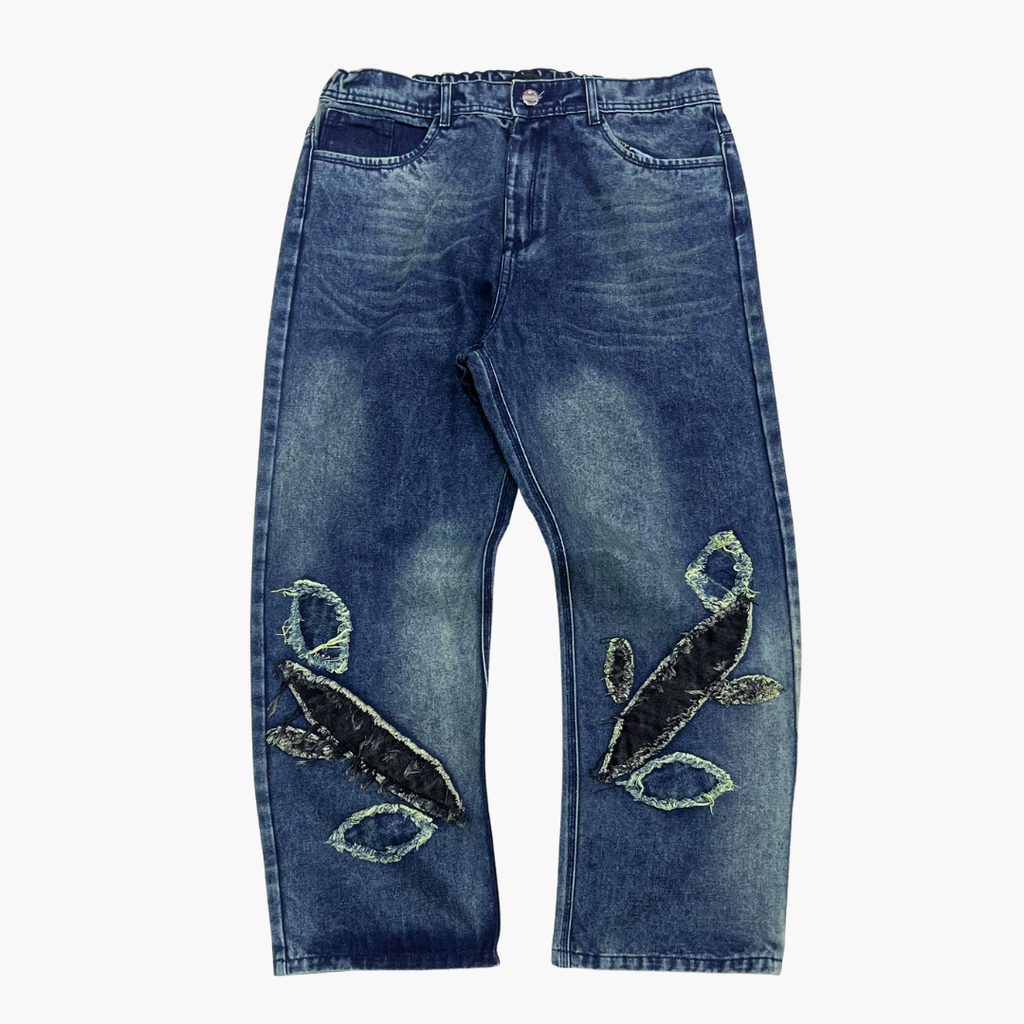 Semi Baggy Jean | Jean Semi Baggy de Mezclilla Streetwear - Nodoka Magik
