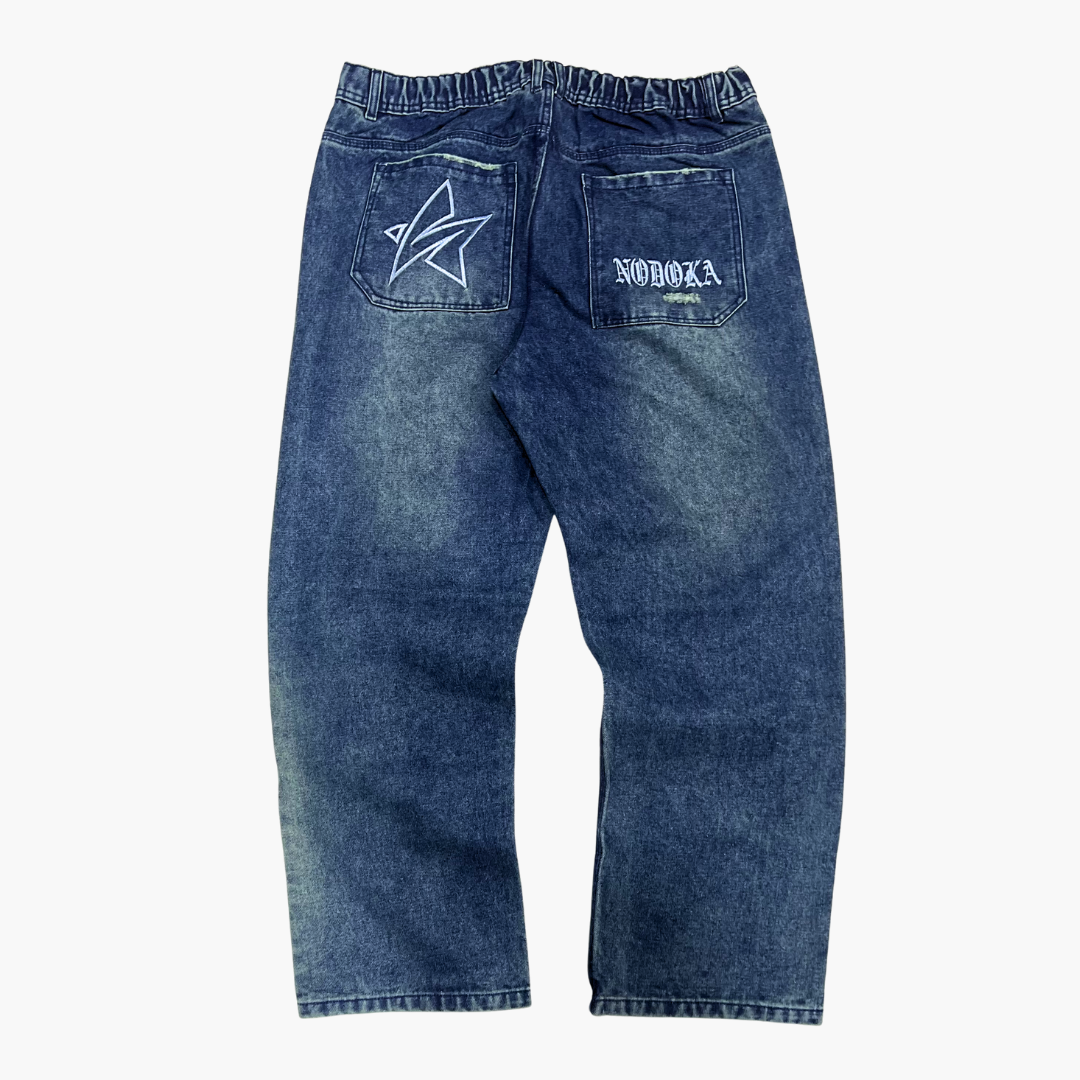 Semi Baggy Jean | Jean Semi Baggy de Mezclilla Streetwear - Nodoka Magik