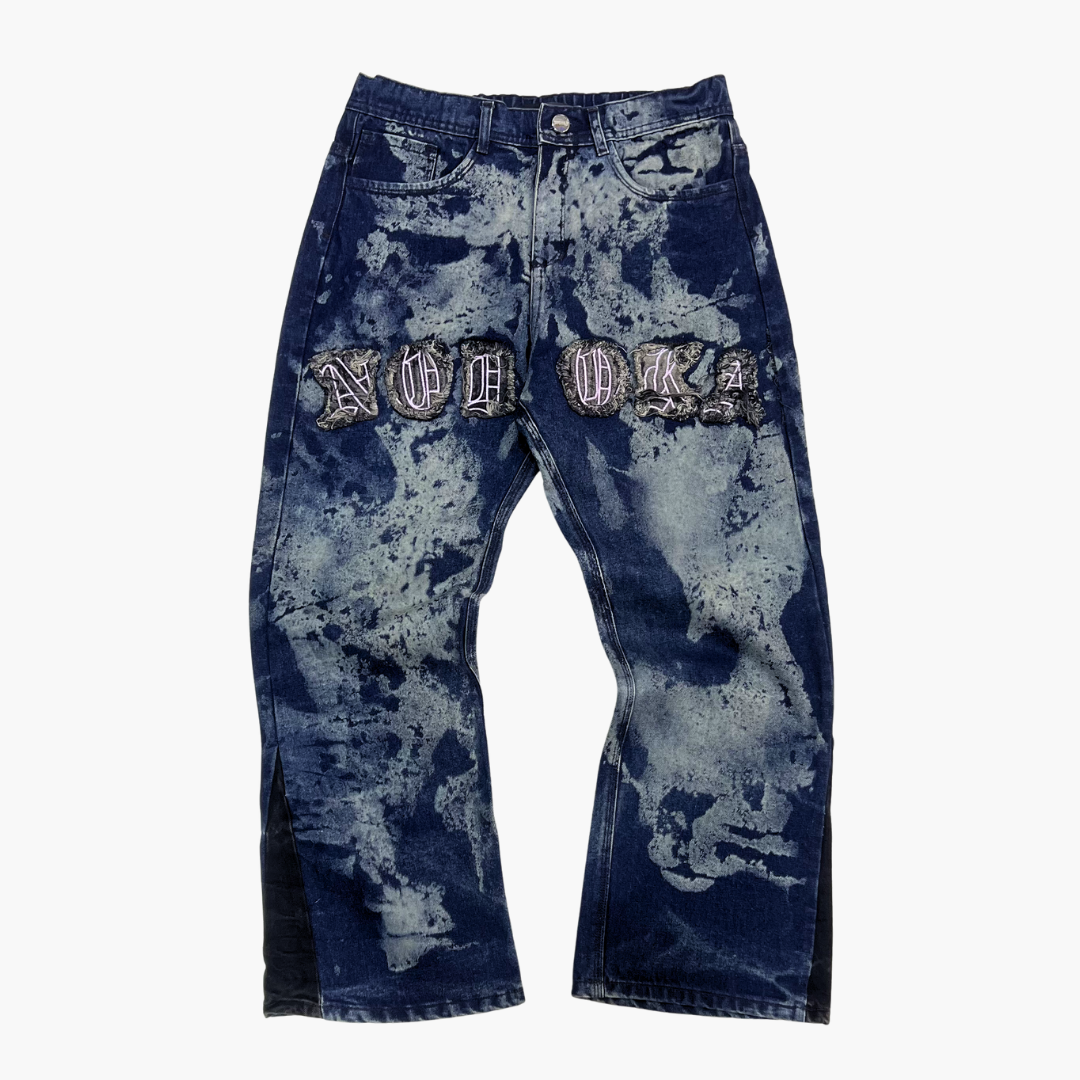Flared Semi Baggy Jean NODOKA ID | Jean Acampanado Semi Baggy de Moda Urbana - Nodoka Magik