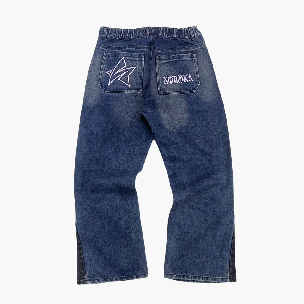Flared Semi Baggy Jean NODOKA ID | Jean Acampanado Semi Baggy de Moda Urbana - Nodoka Magik
