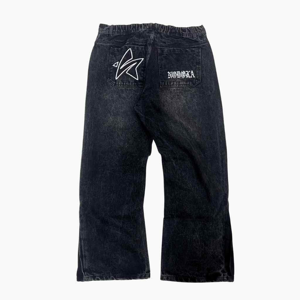 Flared Semi Baggy Jean | Jean Acampanado Semi Baggy de Moda Urbana - Nodoka Magik