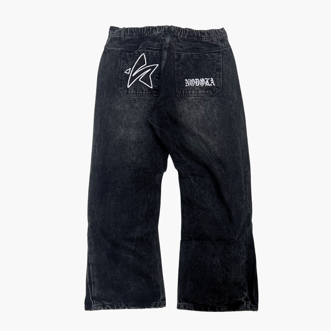 Flared Semi Baggy Jean | Jean Acampanado Semi Baggy de Moda Urbana - Nodoka Magik
