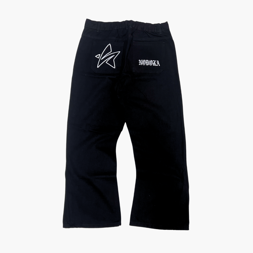 Flared Semi Baggy Jean Nodoka | Jean Acampanado Semi Baggy de Moda Urbana - Nodoka Magik
