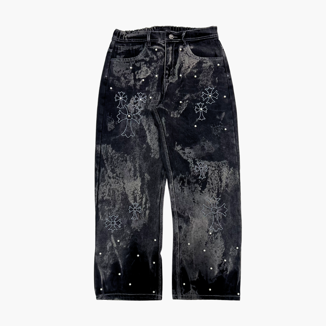 Baggy Jean ETERNAL | Jean Baggy Oversize de Moda Streetwear - Nodoka Magik