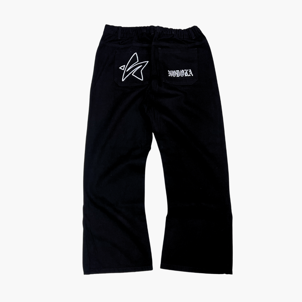 Flared Semi Baggy Jean Nodoka | Jean Acampanado Semi Baggy de Moda Urbana - Nodoka Magik