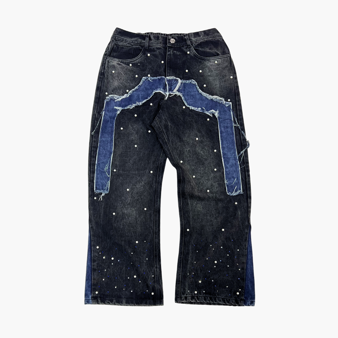 Flared Semi Baggy Jean | Jean Acampanado Semi Baggy de Moda Urbana - Nodoka Magik