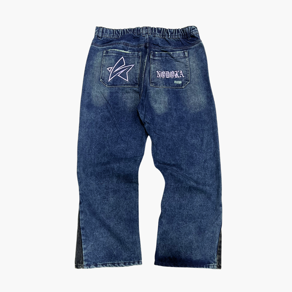 Flared Semi Baggy Jean NODOKA ID | Jean Acampanado Semi Baggy de Moda Urbana - Nodoka Magik