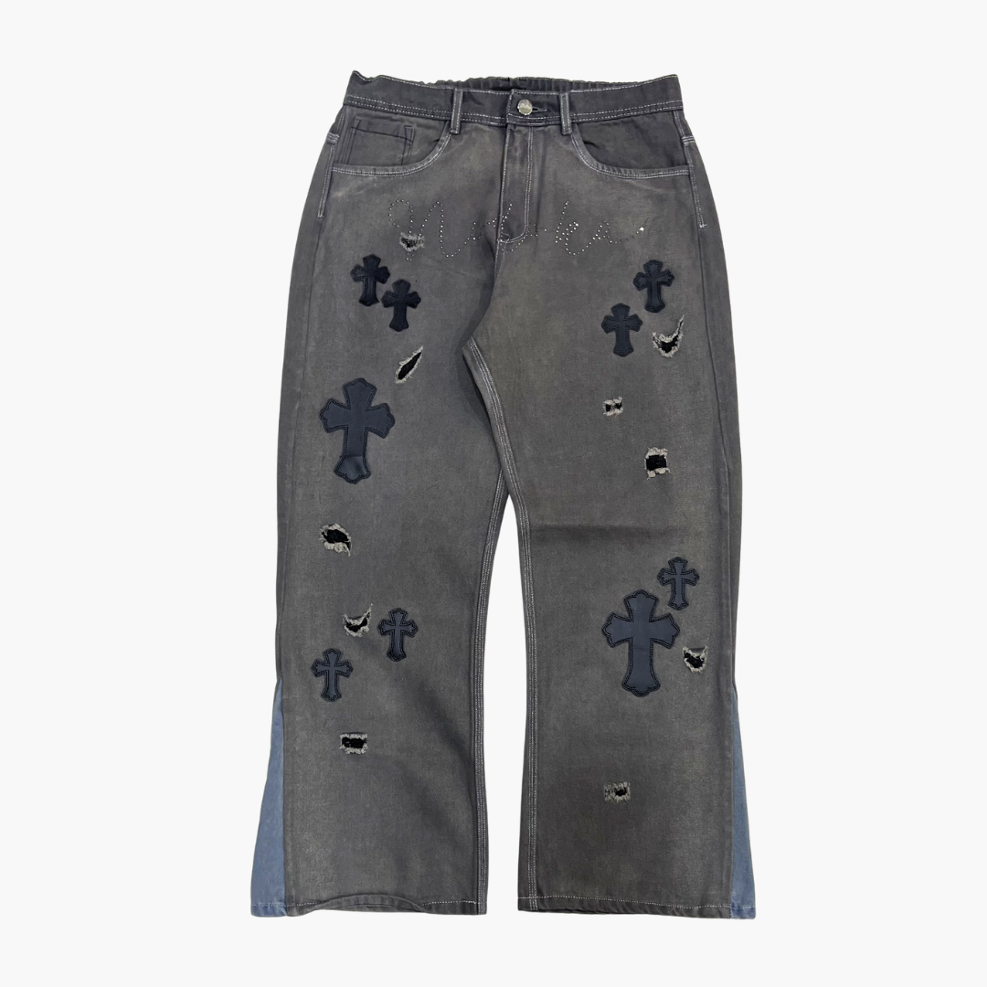 Flared Baggy Jean Nodoka ETERNAL | Jean Acampanado Baggy de Estilo Retro - Nodoka Magik