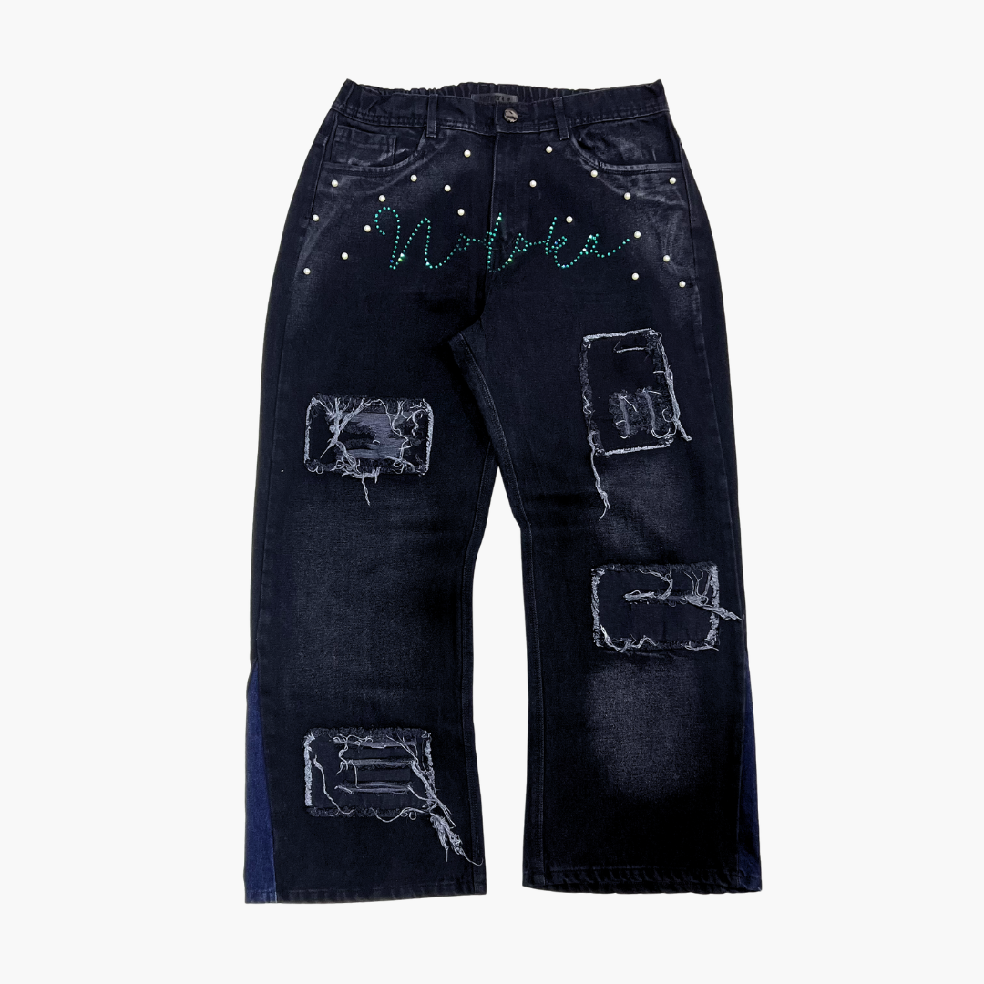 Flared Baggy Jean Nodoka | Jean Acampanado Baggy de Estilo Retro - Nodoka Magik