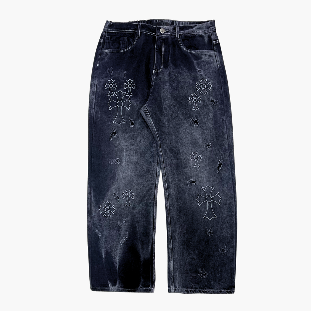 Baggy Jean ETERNAL | Jean Baggy Oversize de Moda Streetwear - Nodoka Magik