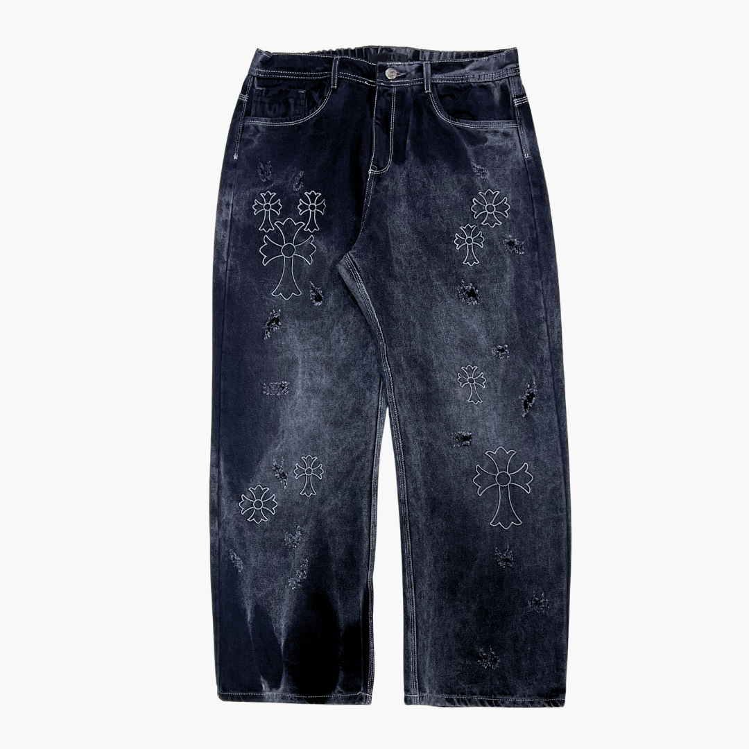 Baggy Jean ETERNAL | Jean Baggy Oversize de Moda Streetwear - Nodoka Magik