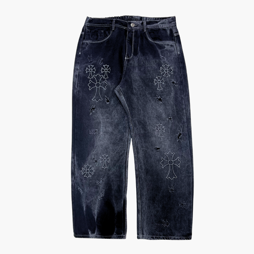 Baggy Jean ETERNAL | Jean Baggy Oversize de Moda Streetwear - Nodoka Magik