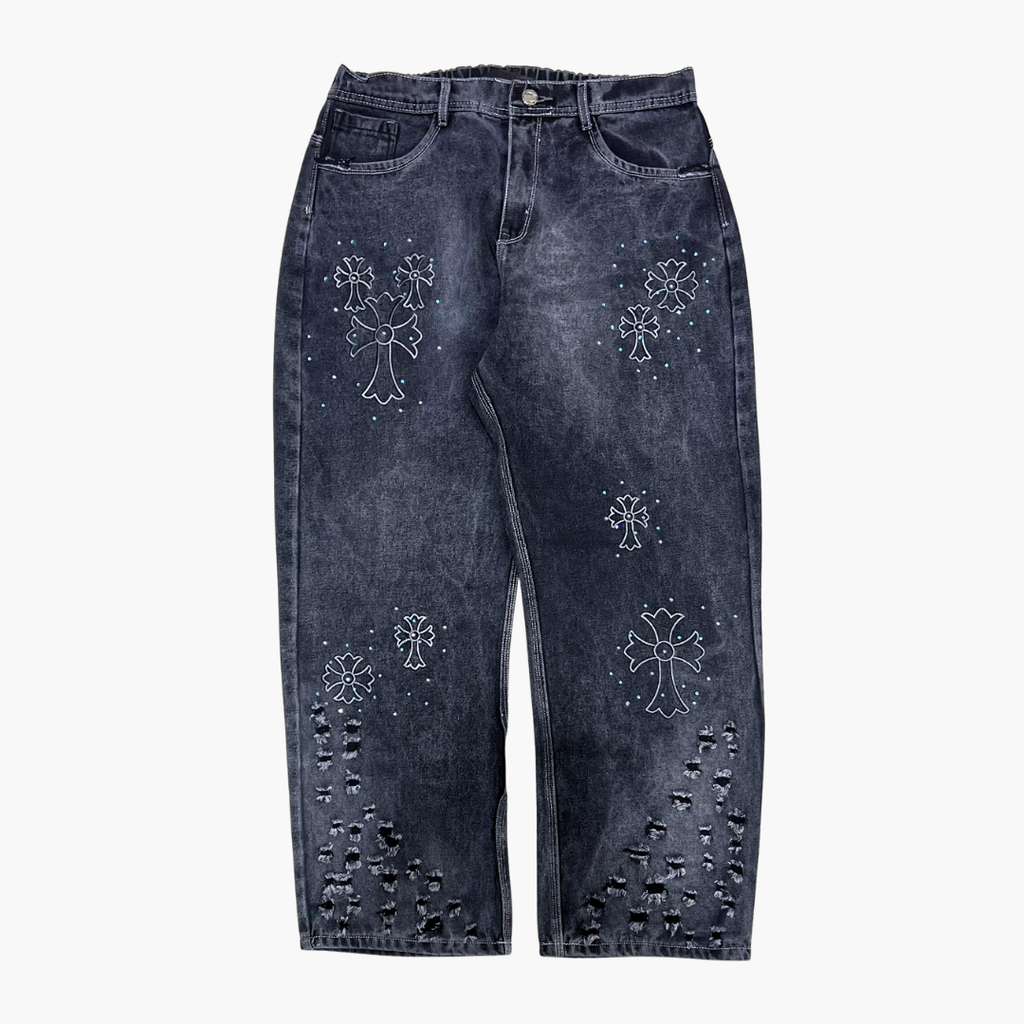 Baggy Jean ETERNAL | Jean Baggy Oversize de Moda Streetwear - Nodoka Magik