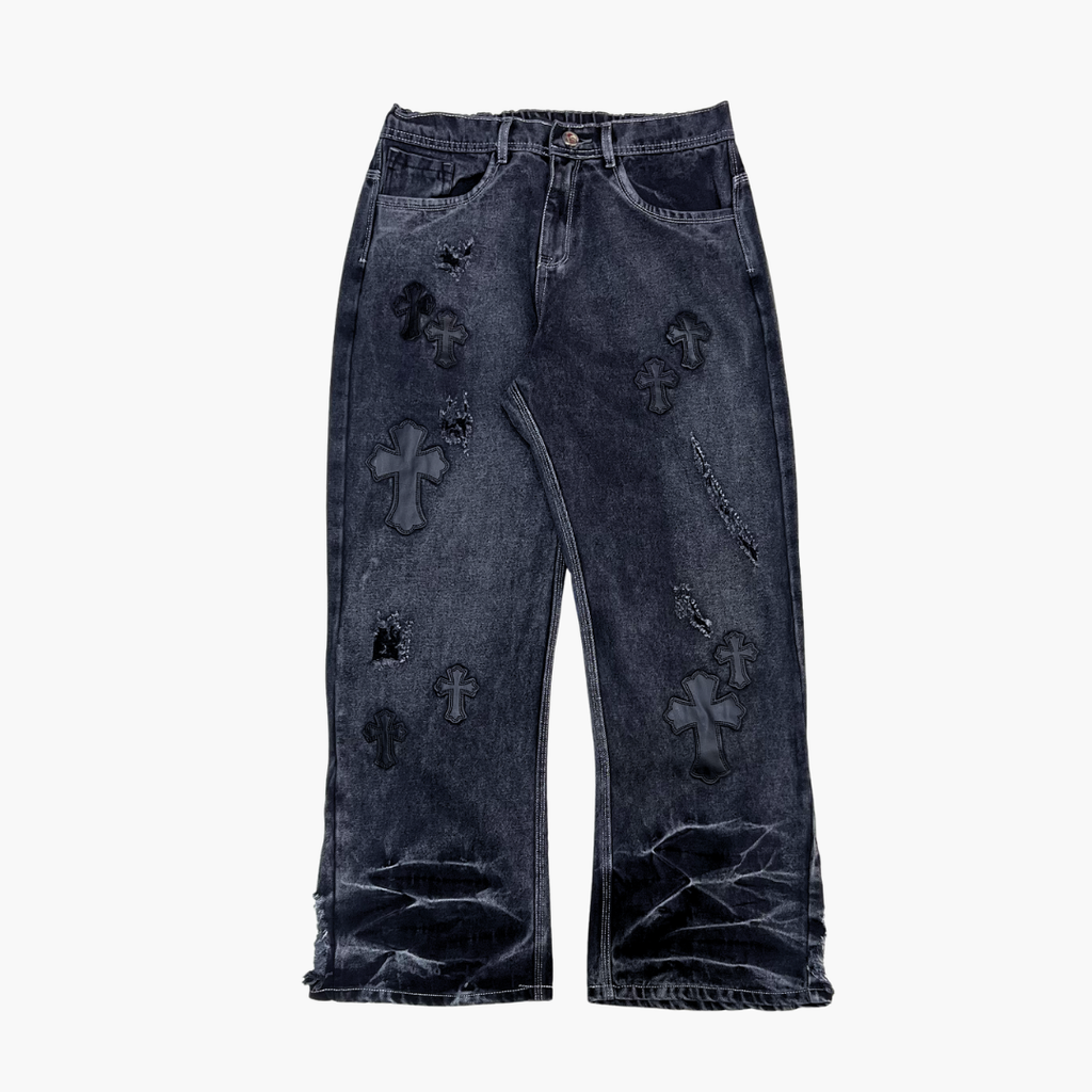 Flared Baggy Jean ETERNAL | Jean Acampanado Baggy de Estilo Retro - Nodoka Magik
