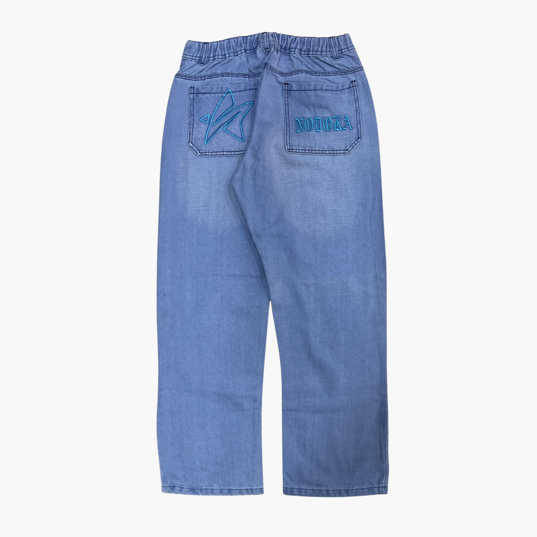 Semi Baggy Jean ETERNAL | Jean Semi Baggy de Moda Streetwear - Nodoka Magik