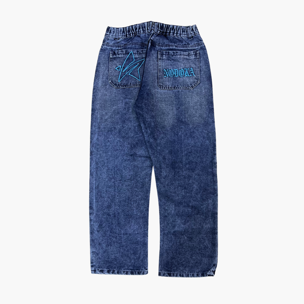 Semi Baggy Jean ETERNAL | Jean Semi Baggy de Moda Streetwear - Nodoka Magik