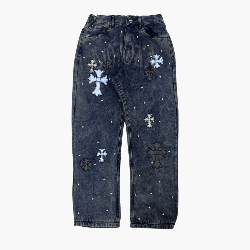 Semi Baggy Jean ETERNAL | Jean Semi Baggy de Moda Streetwear - Nodoka Magik