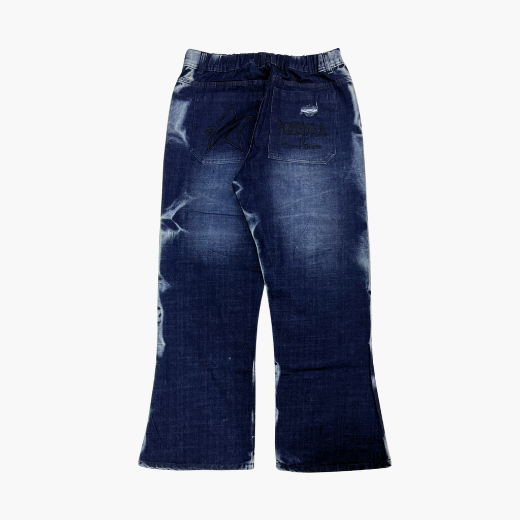 Flared Semi Baggy Jean Nodoka | Jean Flared Semi Baggy de Moda Streetwear - Nodoka Magik