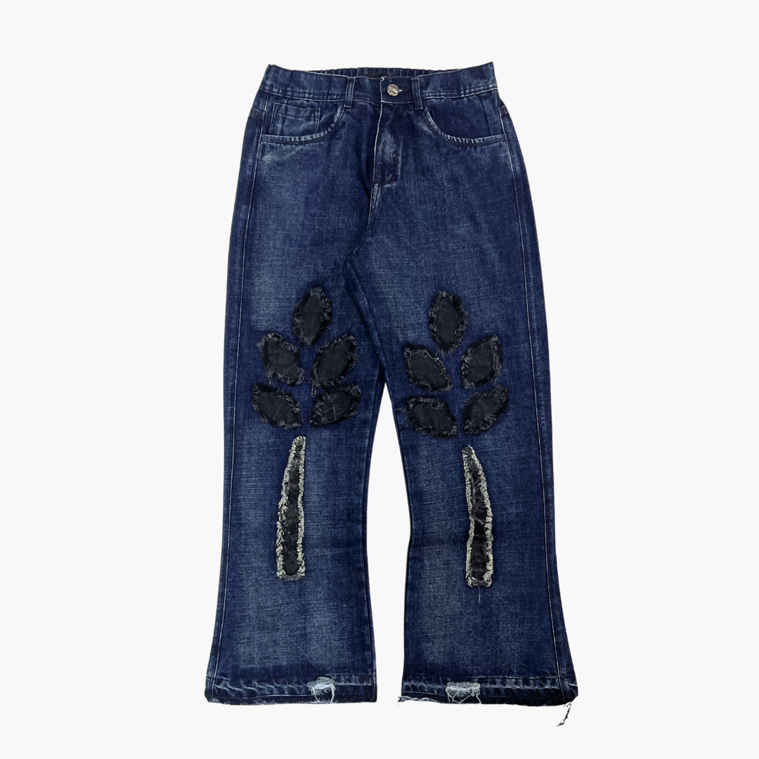 Flared Semi Baggy Jean Eyes | Jean Flared Semi Baggy de Moda Streetwear - Nodoka Magik