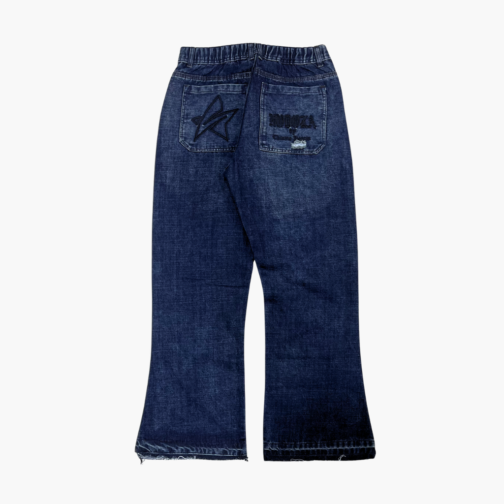 Flared Semi Baggy Jean Eyes | Jean Flared Semi Baggy de Moda Streetwear - Nodoka Magik