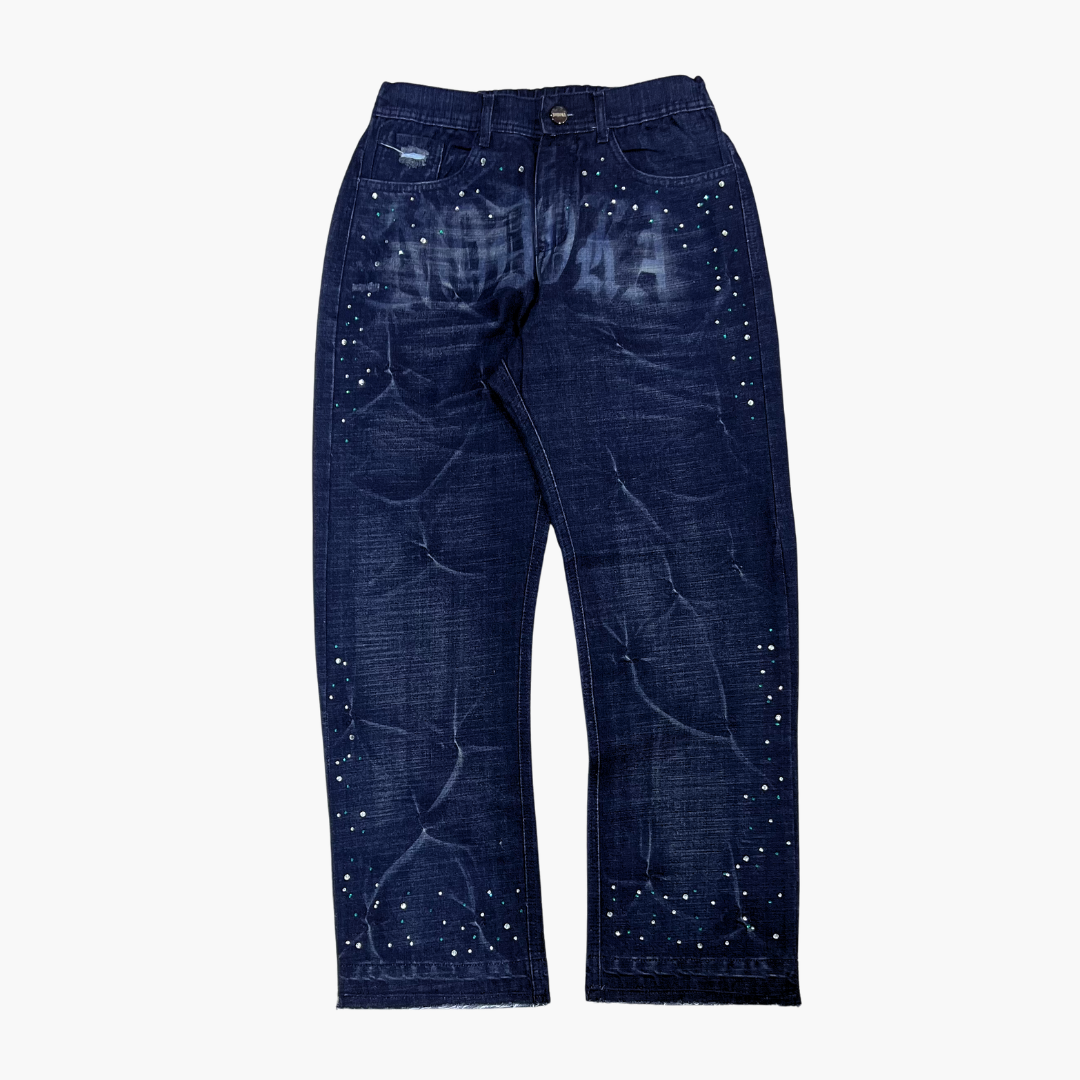 Semi Baggy Jean Ghost | Jean Semi Baggy de Moda Streetwear - Nodoka Magik