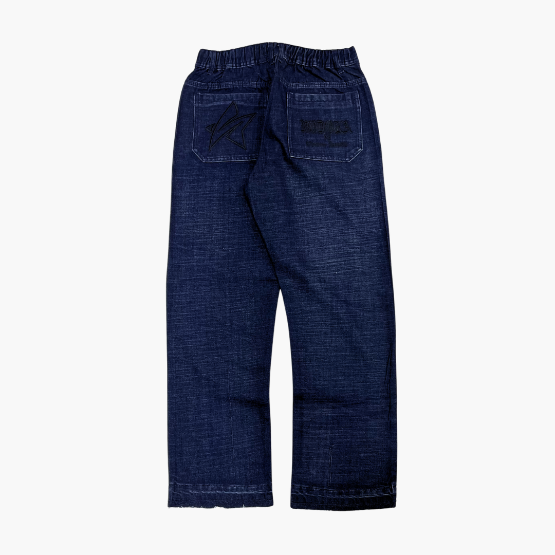 Semi Baggy Jean Ghost | Jean Semi Baggy de Moda Streetwear - Nodoka Magik