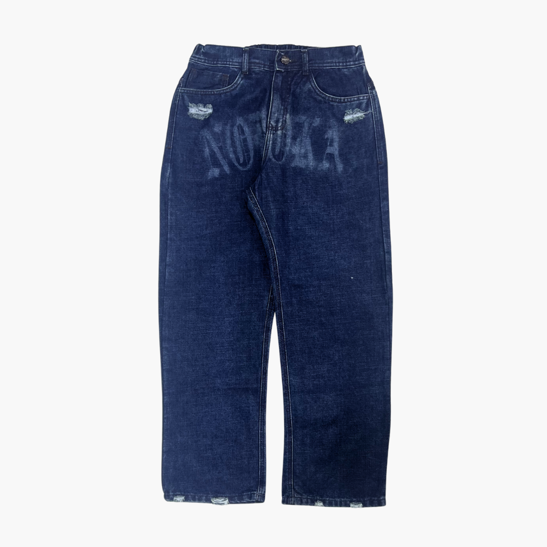 Semi Baggy Jean Ghost | Jean Semi Baggy de Moda Streetwear - Nodoka Magik