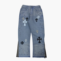 Flared Semi Baggy Jean ETERNAL | Jean Flared Semi Baggy de Moda Streetwear - Nodoka Magik