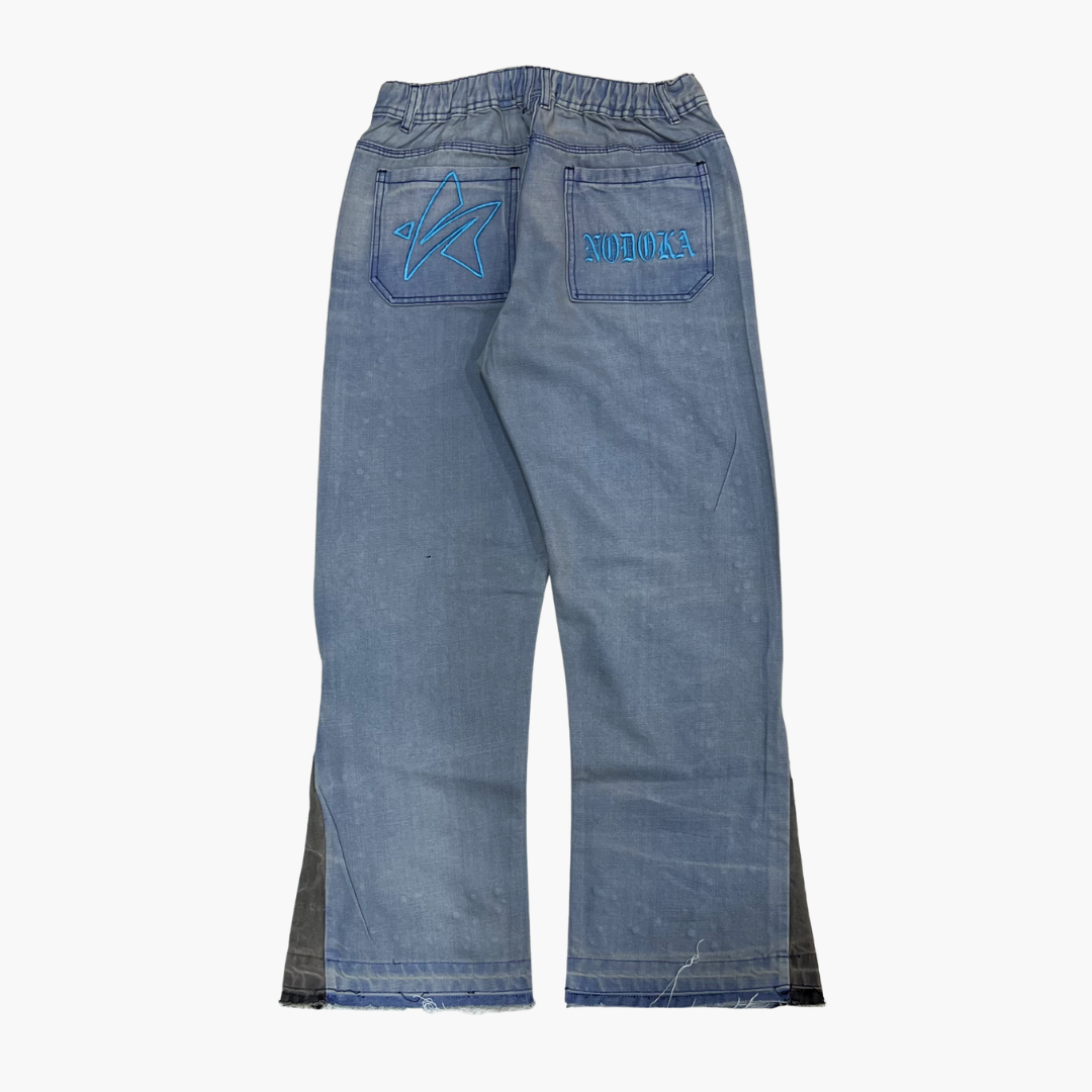 Flared Semi Baggy Jean ETERNAL | Jean Flared Semi Baggy de Moda Streetwear - Nodoka Magik