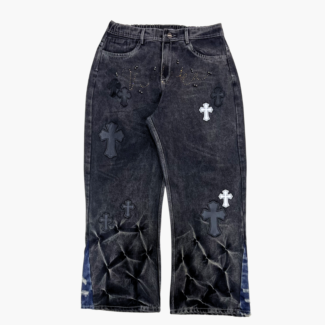 Flared Baggy Jean Nodoka ETERNAL | Jean Acampanado Baggy de Estilo Retro - Nodoka Magik