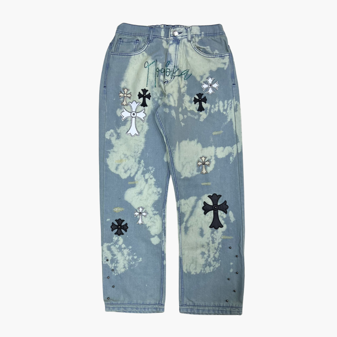 Semi Baggy Jean ETERNAL | Jean Semi Baggy de Moda Streetwear - Nodoka Magik