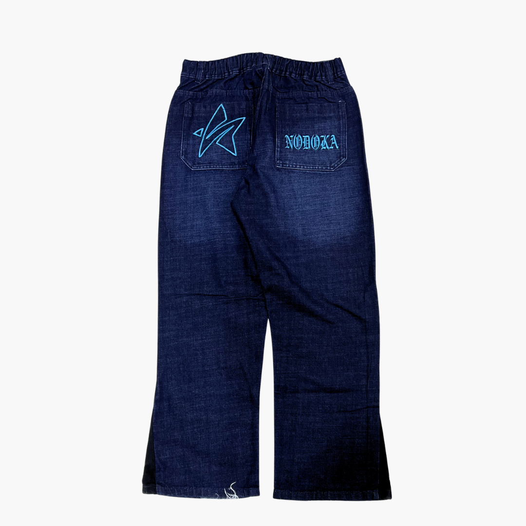 Flared Semi Baggy Jean ETERNAL | Jean Flared Semi Baggy de Moda Streetwear - Nodoka Magik