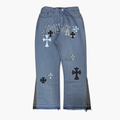 Flared Semi Baggy Jean ETERNAL | Jean Flared Semi Baggy de Moda Streetwear - Nodoka Magik