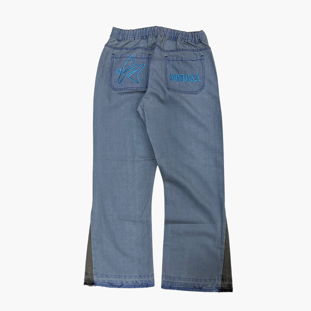 Flared Semi Baggy Jean ETERNAL | Jean Flared Semi Baggy de Moda Streetwear - Nodoka Magik