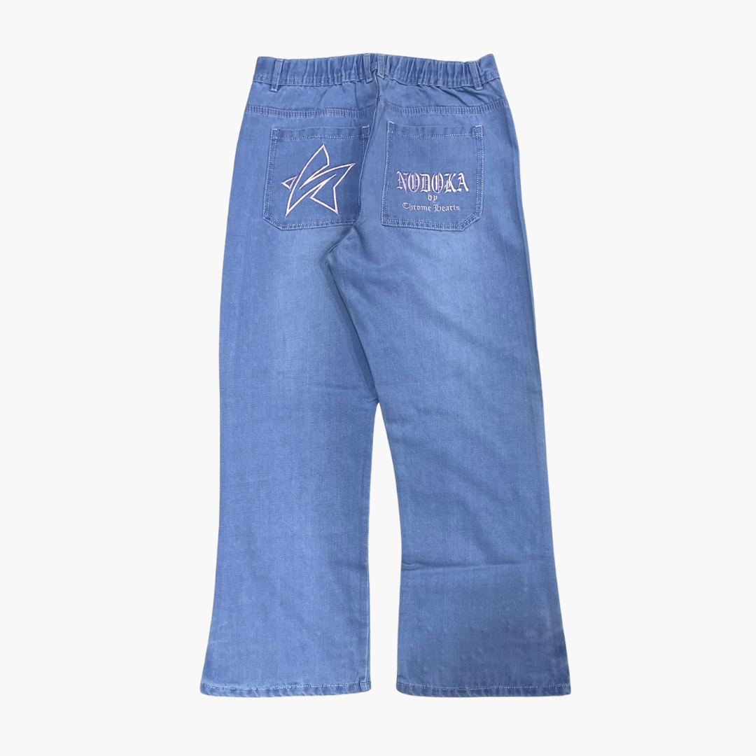 Flared Semi Baggy Jean ETERNAL | Jean Flared Semi Baggy de Moda Streetwear - Nodoka Magik