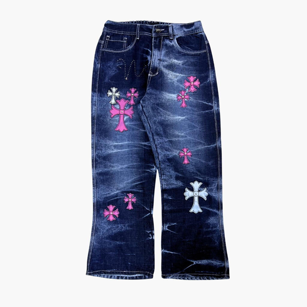 Flared Semi Baggy Jean ETERNAL | Jean Flared Semi Baggy de Moda Streetwear - Nodoka Magik