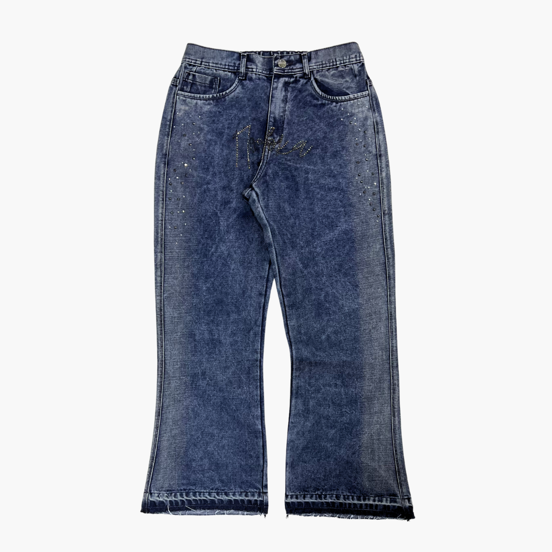Flared Semi Baggy Jean Nodoka | Jean Flared Semi Baggy de Moda Streetwear - Nodoka Magik