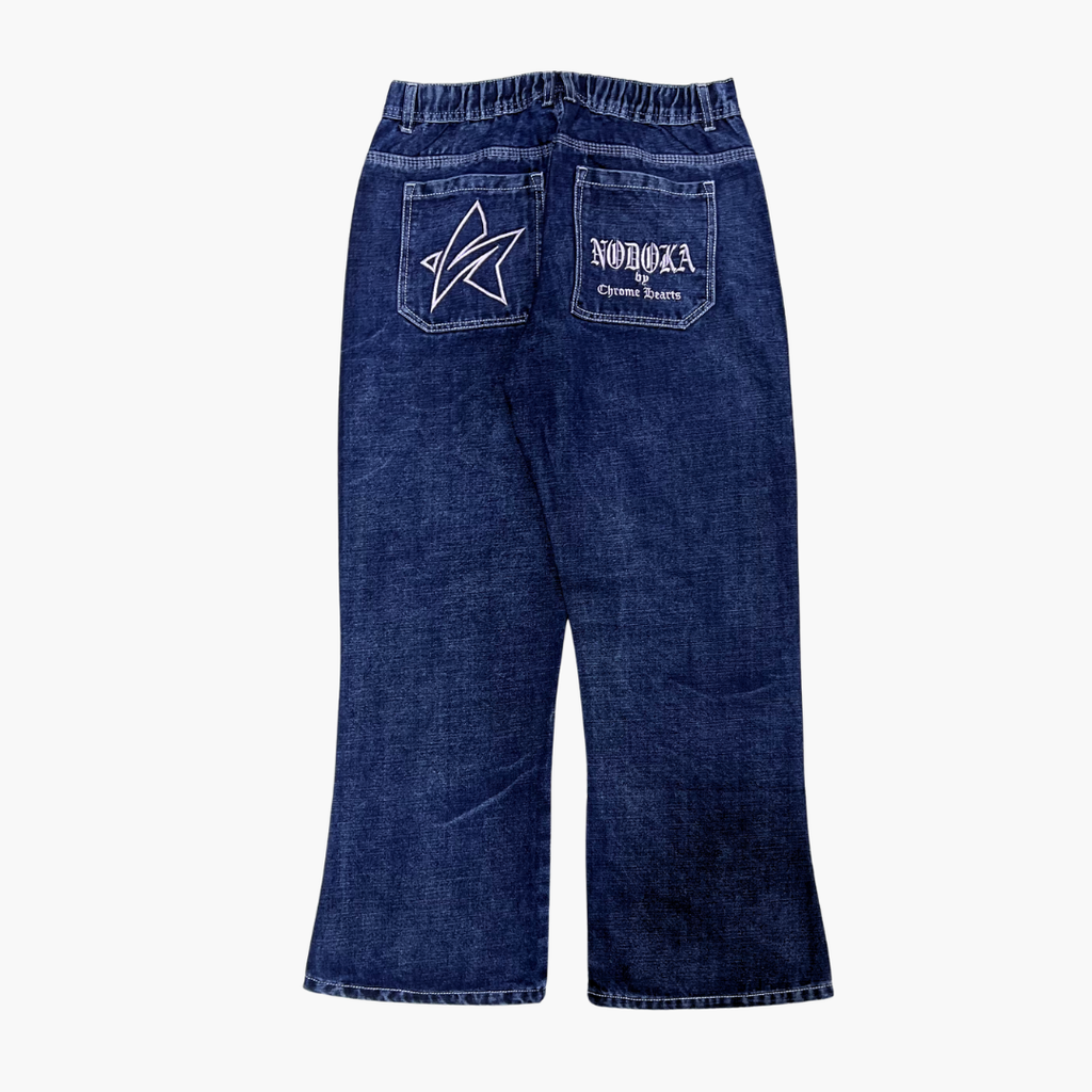 Flared Semi Baggy Jean ETERNAL | Jean Flared Semi Baggy de Moda Streetwear - Nodoka Magik
